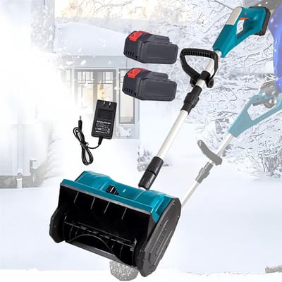 Draadloze Sneeuwschuiver - Elektrische Sneeuwblazer - Terrassen Sneeuwvrij - Instelbare Richting - 30cm Wisbreedte