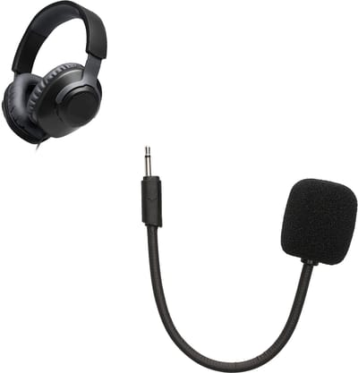 kwmobile microfoon voor gaming headset - geschikt voor JBL Quantum 100 - 10 cm - In zwart