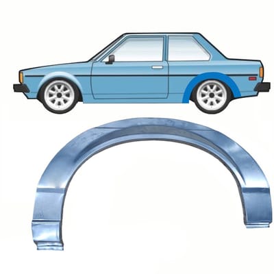 Reparatiepaneel achterspatbord voor Toyota Corolla E7 1979-1987 / Links