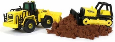 Tonka Bulldozer en Frontloader - Metaal bouwvoertuigen - Vanaf 3 jaar