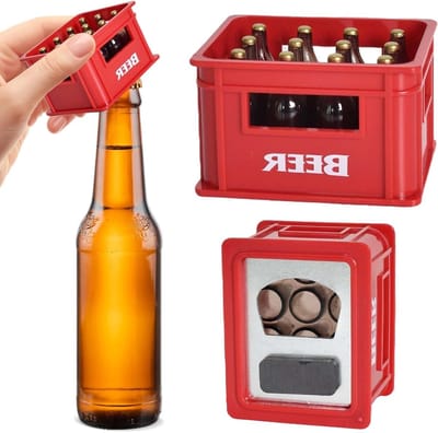 Multifunctionele 3D Flesopener met Magnetische Functie, Perfect voor Feesten, Keuken Decoratie en Cadeaus