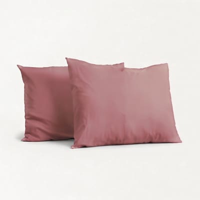 Y-NOT Kussenslopen Set - Mat Satijn Old Pink - 60x70 cm - 2-pack - Zachte Kussenhoezen voor Comfortabele Nachtrust