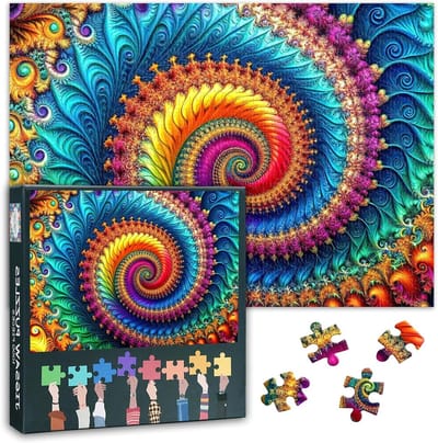Kustpuzzel Strandstenen - Legpuzzel Volwassenen - Ontspannend Tijdverdrijf - Zone-indeling Achterkant - 50x70 cm - Kleurrijk