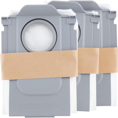 Stofzak Vervangingsset (3 stuks) compatibel met Roborock Qrevo, Saros 10, S8 Max Serie
