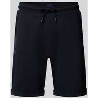 Sweatshorts met elastische band en achterzak