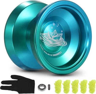Aluminium Yo-Yo Jojo Bal met Touwen en Handschoen voor Optimale Speelervaring en Stunts