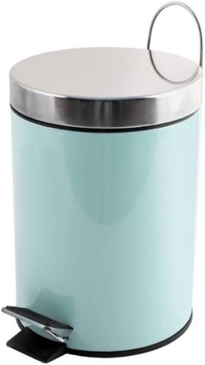 Cosmetische Afvalbak - Pedaalemmer Badkamer - Afval Verzamelen - Uitneembare Binnenemmer - 3 Liter - Pastelgroen