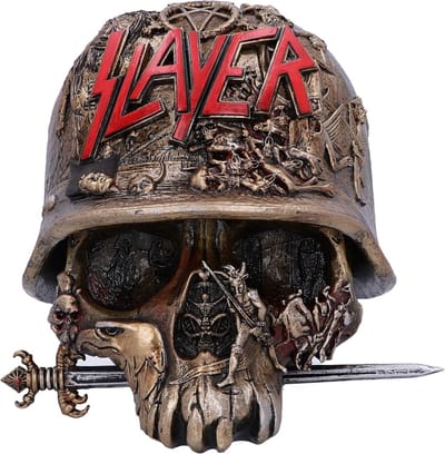 Lijkenkast Helm Schedel Accessoire Doos Resin Brons Stijlvol Opbergen