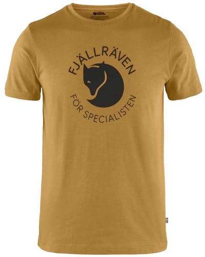 Fjällräven Fox T-shirt Met Korte Mouwen Bruin L Man