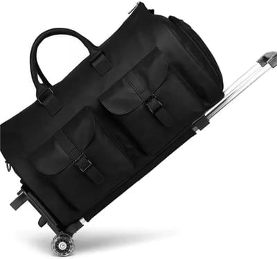 Reis Koffer - Kleding Tas - Zakenreizen Weekendjes Weg - Lichtgewicht Ontwerp - Grote Capaciteit - Zwart