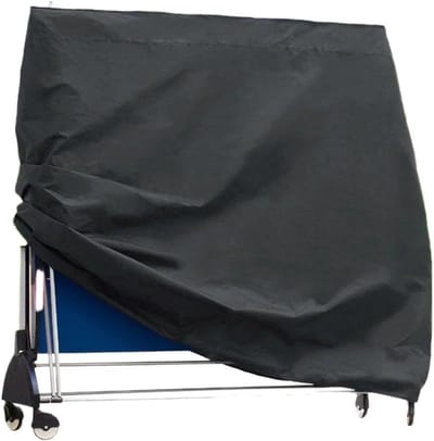 Tafeltennishoes - Pingpong bescherming - Tafel beschermen - Waterdicht en winddicht - 165 x 70 x 185 cm - Zwart