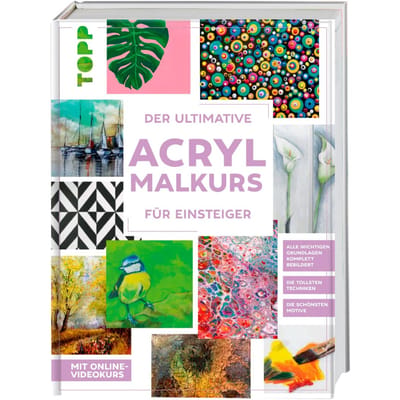 Boek "Der ultimative ACRYLMALKURS für Einsteiger"