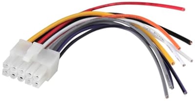 Auto Audio Kabelboom - Verbindingsstekker - Auto Audio Reparatie - 10-Pin Universeel - 14 cm - Zwart