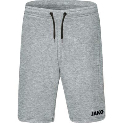 Jako Base Joggingshort Kinderen - Lichtgrijs Gemeleerd | Maat: 128