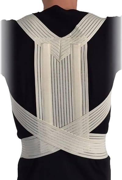 Novamed Postuur Corrector - Ventilerende Rugbrace - Elastische Rugcorrector - Rugrechthouder - Unisex - Maat M