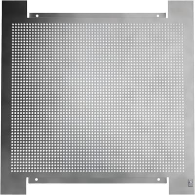 maxx.onLine Perforated Mounting Plate 400 x 400 mm for Earth/Installation Antenna Amplifier, Satellite Multi Switch, Electrical Mounting Plate, Hole Grating Plate