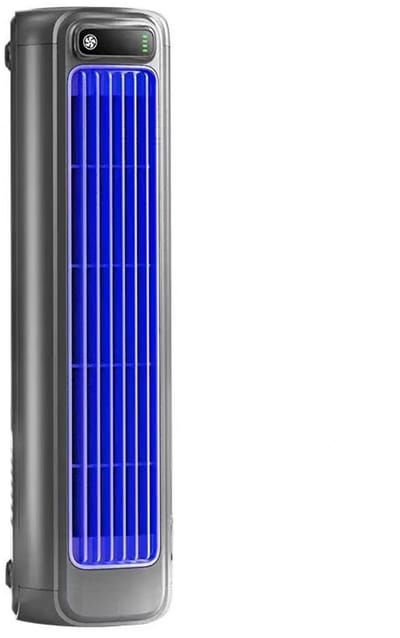 Airconditione Airconditioner, Stille Draagbare Airconditioner Met 3 Snelheden, Bladloze Koeltorenventilator(Dark gray) Oplaadbaar Twee haken inbegrepen
