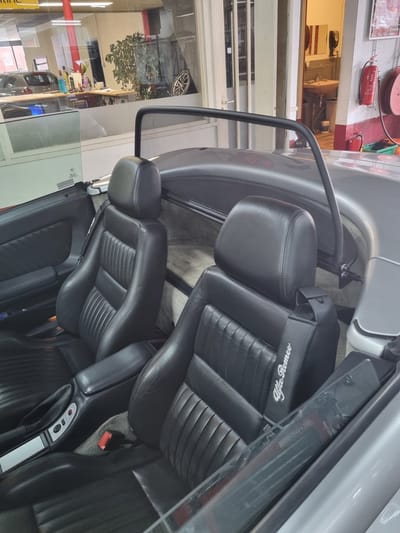 Cabrio windscherm Alfa Romeo  Spider 916 | 1994 - 2006 | Zwart
