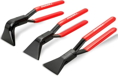 Hand Seamers Plaatmetaal Set - Buigtang Set Metaal - Metaal Bewerken - 3 Precisie Buigopties - 60mm Kaakbreedte - Zwart