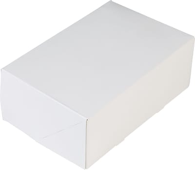 BrandNewCake® Taartdoos - 21x14x8 cm - Taartdoos Karton - Cakedoos - 3 Stuks - Wit