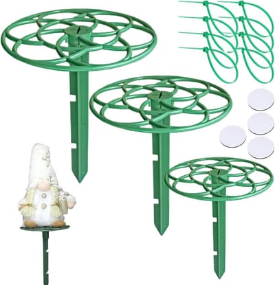 Christmas Tree Topper Green 5 Pieces Decoration Christmas Tree Holder Adjustable Fixings Stabilise Seasonal Tree Crown - ShopVlot