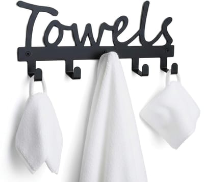 Janse® Handdoekenrek - Handdoeken - Handdoekhaakjes - Handdoekenrek - Handdoekhaak - Haken - Badkamer haakjes - Wandkapstok - Handdoekhouder - Wandhaak - Kapstok - Towels - Muurhaak