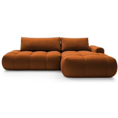 Hoekbank Ontaria met slaapfunctie rechts velvet | NADUVI Collection