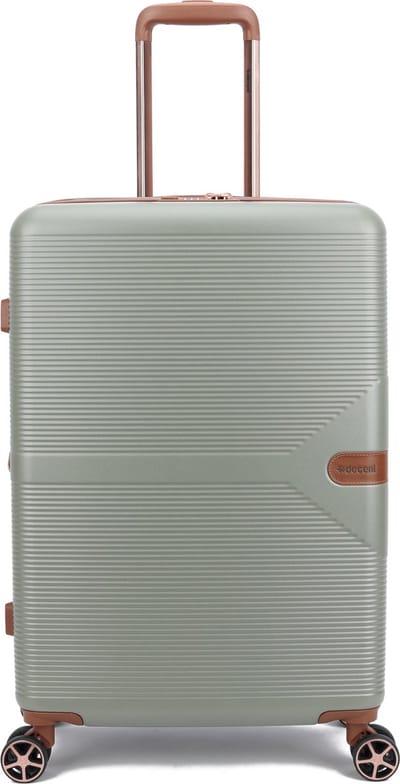 Decent Stella Middelgrote Koffer - 67 cm - 78/93 Liter - Expandable - TSA Slot - Lichtgroen
