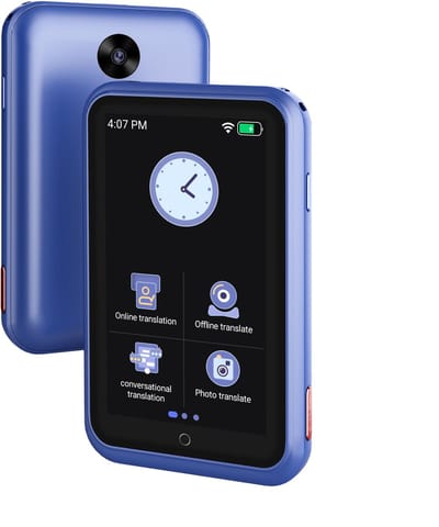 4G Vertaler met Sim-kaart – Slimme AI Spraak- en Fotovertaling in 138 Talen – Real-time WIFI Vertaler met ChatGPT Technologie