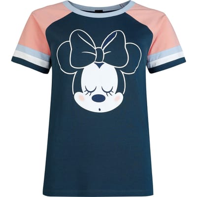 Mickey & Minnie Mouse - Disney T-shirt - Minnie Maus - S tot L - voor Vrouwen - meerkleurig