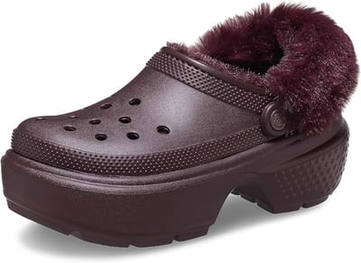 Crocs Stomp Lined Clog Dark Cherry Maat 42/43 M9/W11