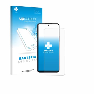 upscreen - Screenprotector voor realme P4x 5G - Folie Beschermfolie transparant antibacterieel