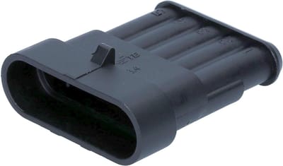 10 stuks AMP 0-0282107-1 Superseal-penbehuizing 5-polig I Origineel van Duitse dealer