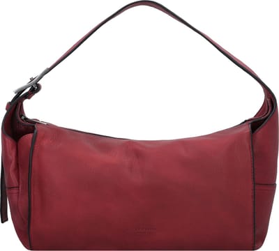 LIEBESKIND BERLIN Schoudertas LOU 2 3D Leather Hobo Berry Donkerrood