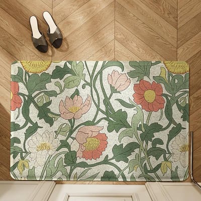 Buiten Antislip Mat Huishoudelijk Vuil en Gemakkelijk te Onderhouden Voetmat Entree Mat Licht Luxe Deur Zijderingen Tapijt Veranda 60*90cm