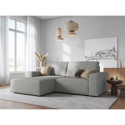Hoekbank Carlo links ribstof | Milo Casa