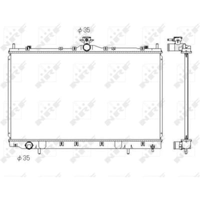 Radiator, motorkoeling NRF 53431