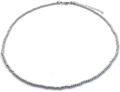 Ketting Zilverkleurig - 3mm - RVS - Stainless Steel - Verstelbaar