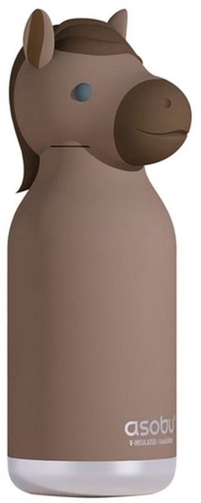 Asobu Bestie Horse - 460ml - Bruin - Paard - Thermo Drinkfles voor warme en koude dranken