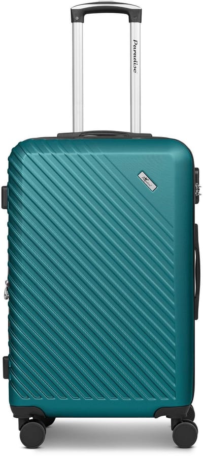 CHECK.IN Paradise 2.0 4 wielen Trolley M 68 cm met uitbreidingsplooi - Harde bagage - Combinatieslot - smaragd green