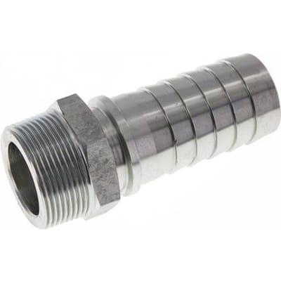 38x54 mm & R1-1/2'' Verzinkt Stalen Slangpilaar met Buitendraad DIN EN 14423