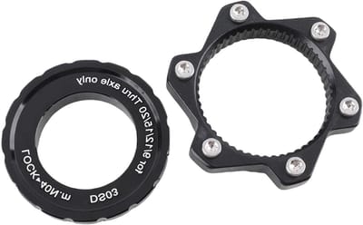Aluminium en RVS Adapter voor Disc Brake met 6 Bouten - Fietsaccessoires voor Boost Naven en Montage