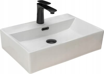 Rea Bonita Opzetwastafel Wit 51x36 cm