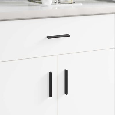 vidaXL - Handvat - 973 - st - Zwart - 106 - x - 7,4 - x - 15,5 - mm - Aluminium