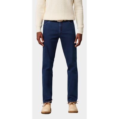 Meyer Jeans Dublin Performance Super Stretch Denim Organic Cotton Blend Blue Stone / male