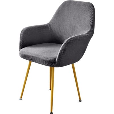 Plaid hoge armstoelhoes stretch eetkamerstoelhoezen fauteuilhoes antislip keukenstoelhoezen stoelen voor hotel thuisfeest One Piece