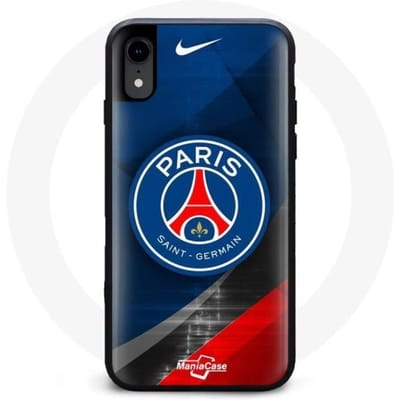 PSG-logo metaal chroom IPhone XR-model