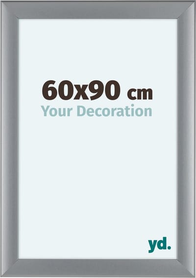 Your Decoration - Fotolijst 60x90 cm - MDF - Zilver Mat - Como