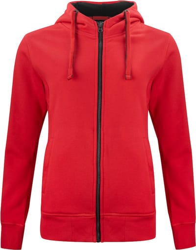 Clique Classic Hoody Full Zip Women 021045 - Rood - XS