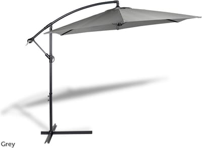 Lifa Garden Hangende Parasol met Hoes - Grijs